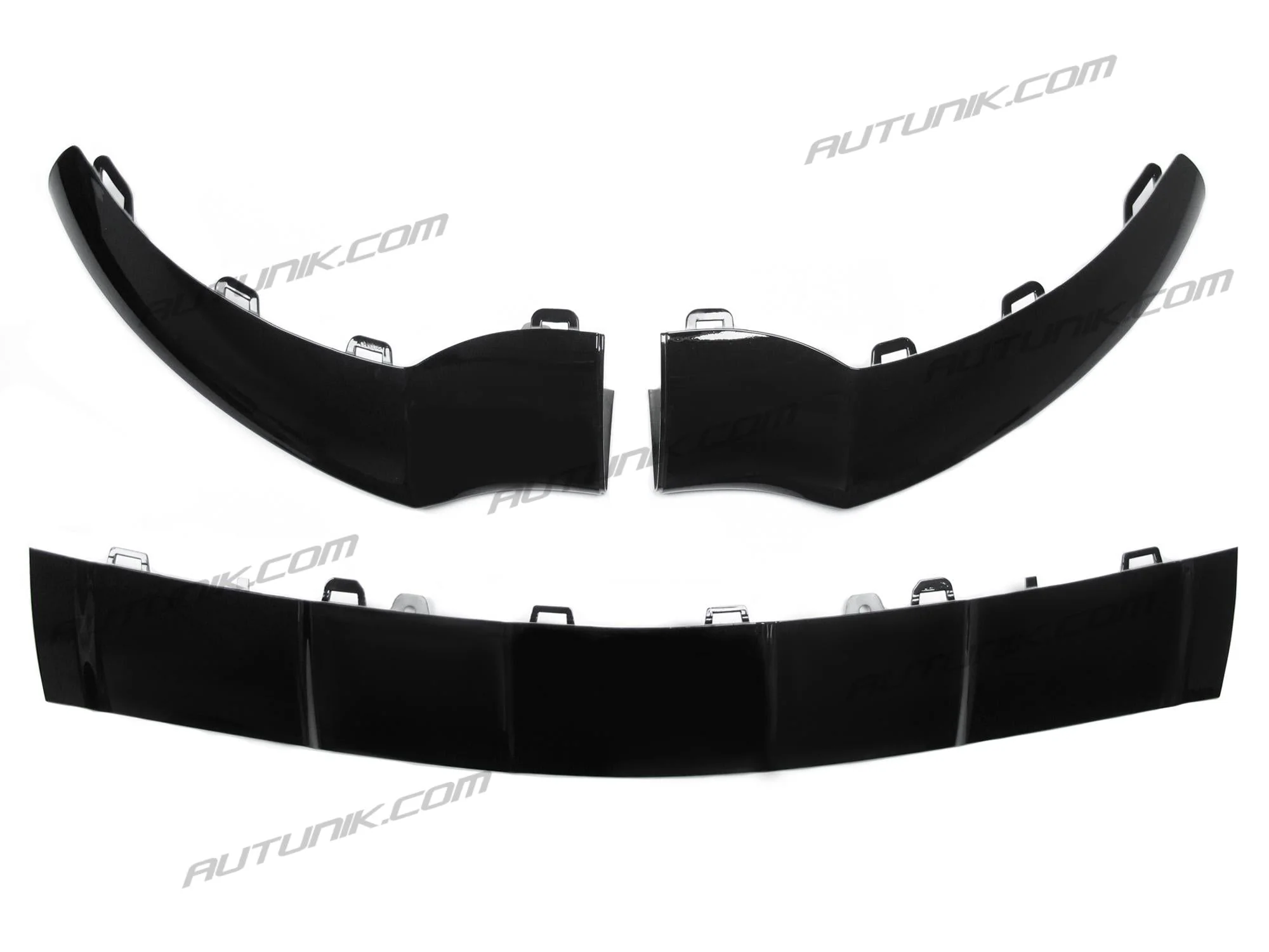 Glossy Black Front Bumper Lip Spoiler Molding Trim For Mercedes GLE C292 GLE43 AMG 2016-2019 di108 - Image 8