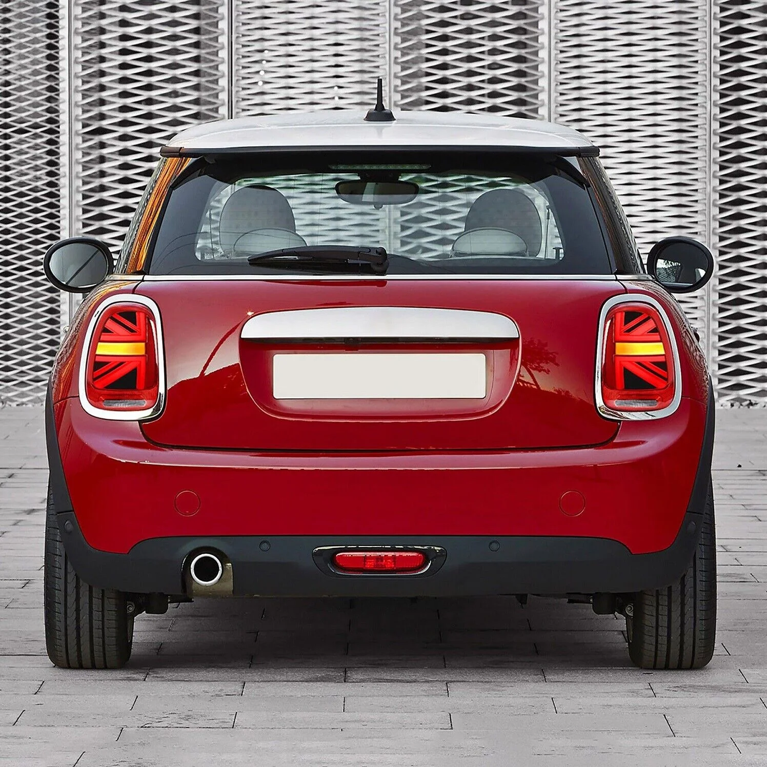Red Led Tail Lights For 2014-22 Mini Cooper F55/56/57 Union Jack Rear Black Trim - Image 20