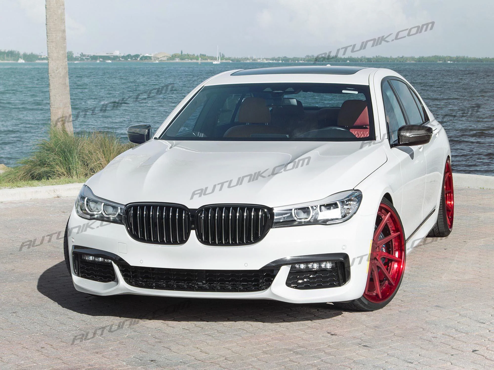 Gloss Black Front Kidney Grille For BMW 7-Series G11 G12 2016-2019 - Image 4