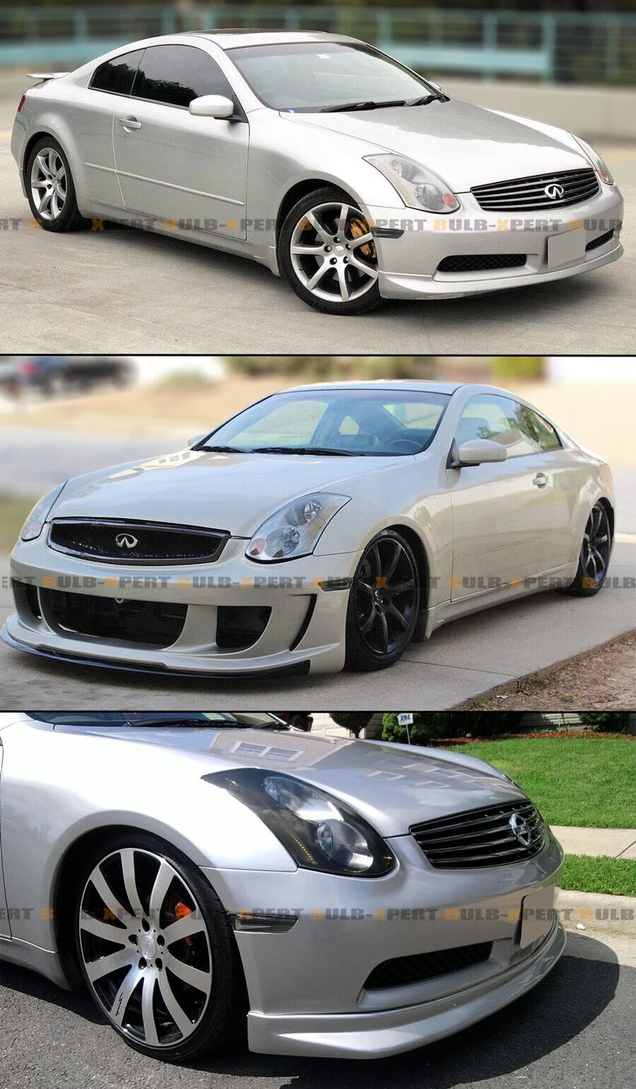Smoke Lens LED Side Marker Lamps Fender Lights For 2003-2007 Infiniti G35 Coupe - Image 4