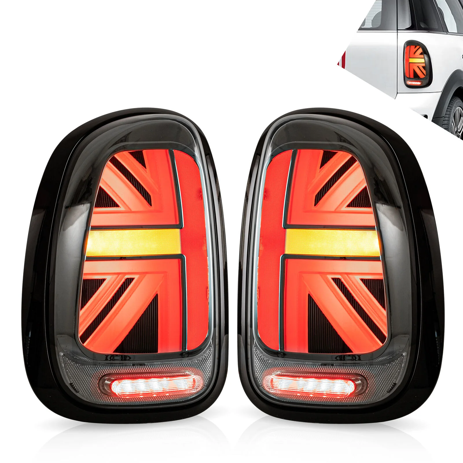 Full LED Tail Lights For BMW Mini Cooper Countryman R60 2010-2016 2015 Set - Image 9