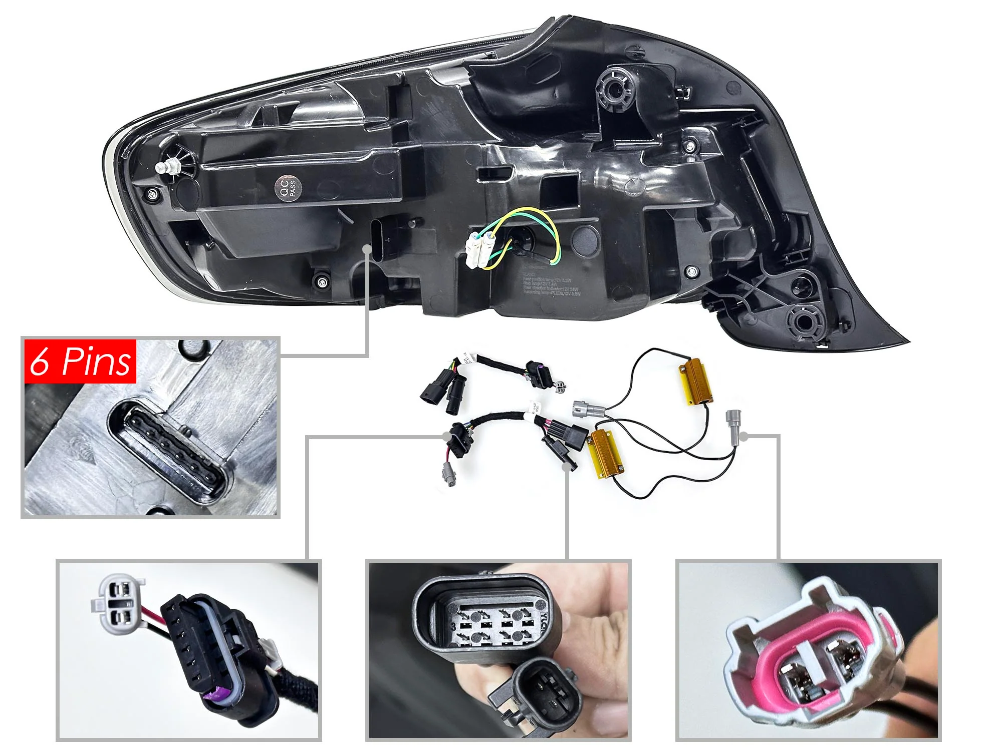 GTS Style OLED LED Tail Lights For BMW 2 Series F22 F23 F87 M2 2014-2020 Smoked Lens - Image 14