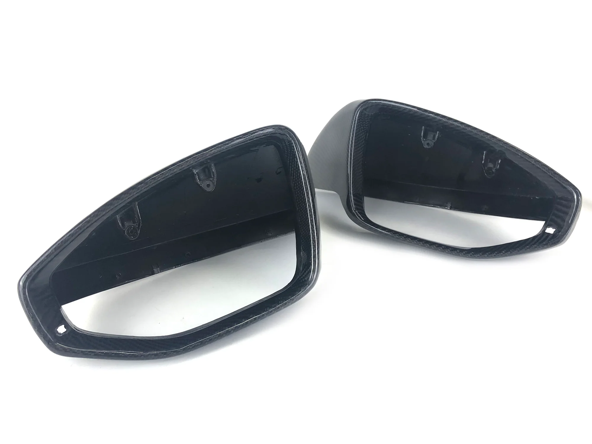 Real Carbon Fiber Mirror Cover Caps Replace for Audi A6 S6 RS6 A7 S7 RS7 C8 2019-2025 - Image 13
