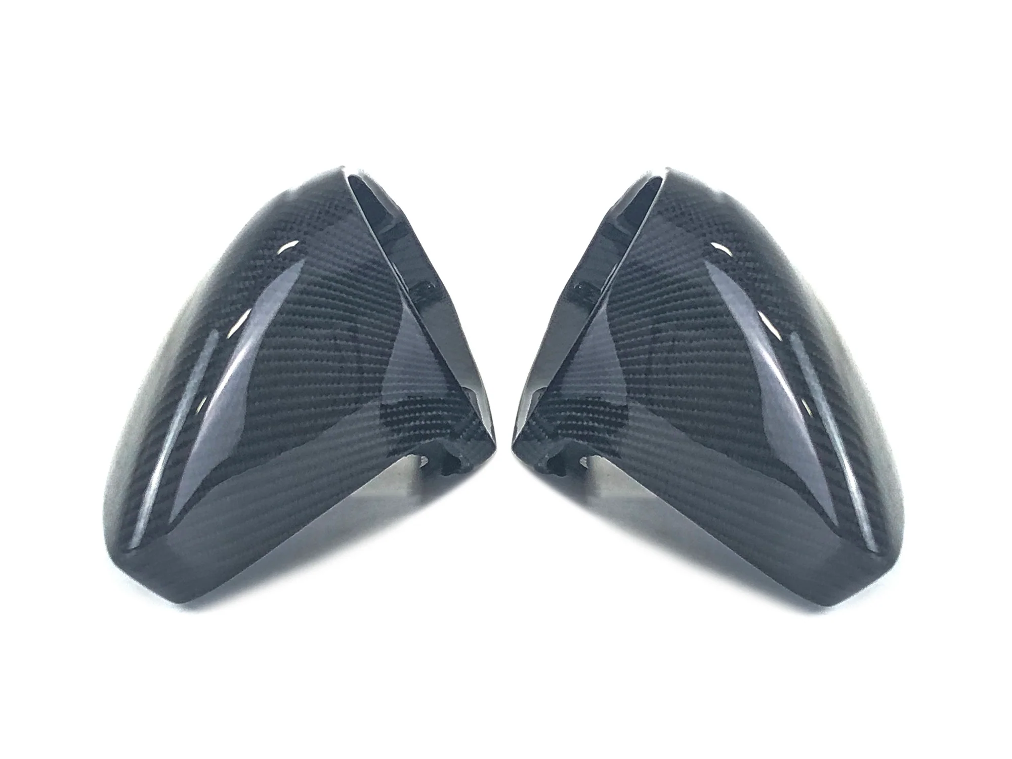 Real Carbon Fiber Mirror Cover Caps Replace for Audi A6 S6 RS6 A7 S7 RS7 C8 2019-2025 - Image 8