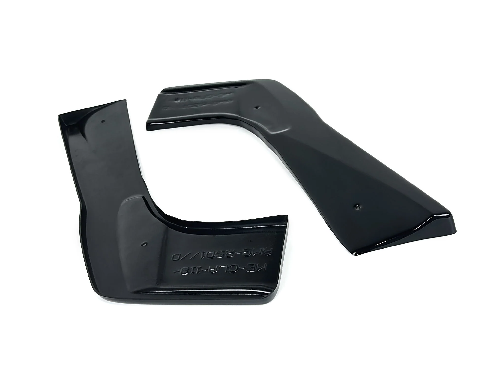 Black Rear Bumper Splitter Side Apron For Mercedes CLA C118 X118 CLA35 CLA45 AMG 2020-2023 - Image 8
