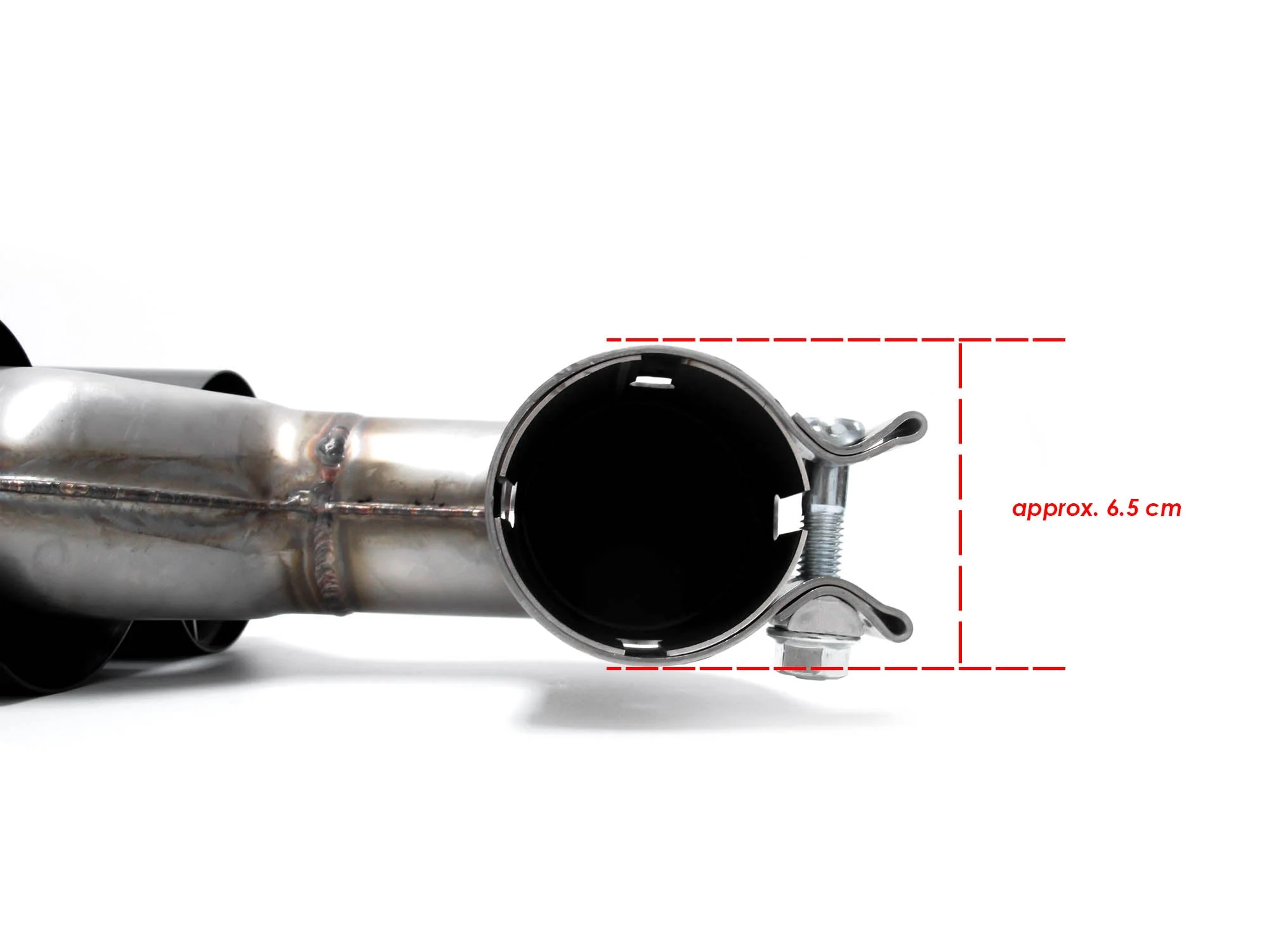 Black Exhaust Tips For 2019–2026 Porsche Cayenne E-Hybrid Tailpipe Pair - Image 13