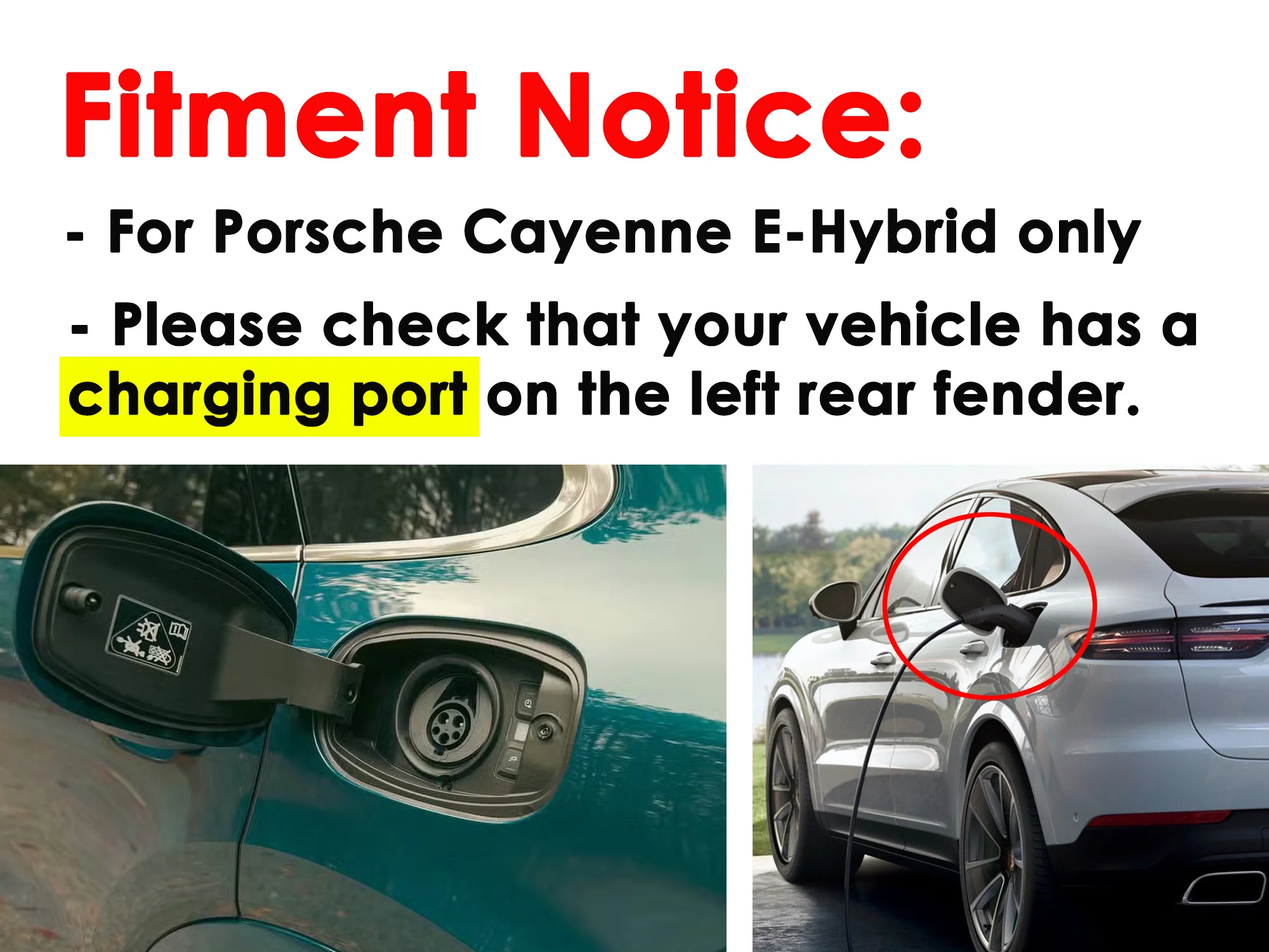 Shiny Silver Exhaust Tips For 2019–2026 Porsche Cayenne E-Hybrid Pair - Image 4