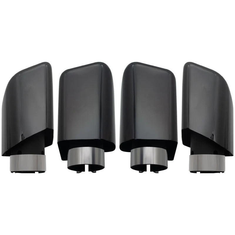 63mm Inlet 4pcs Exhaust Tips Angle-Cut for Porsche Cayenne Turbo - Image 5