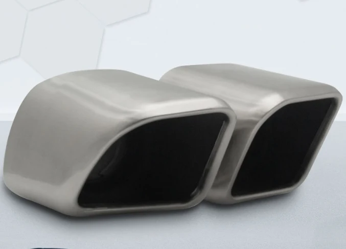 63mm Inlet 4pcs Exhaust Tips Angle-Cut for Porsche Cayenne Turbo - Image 6
