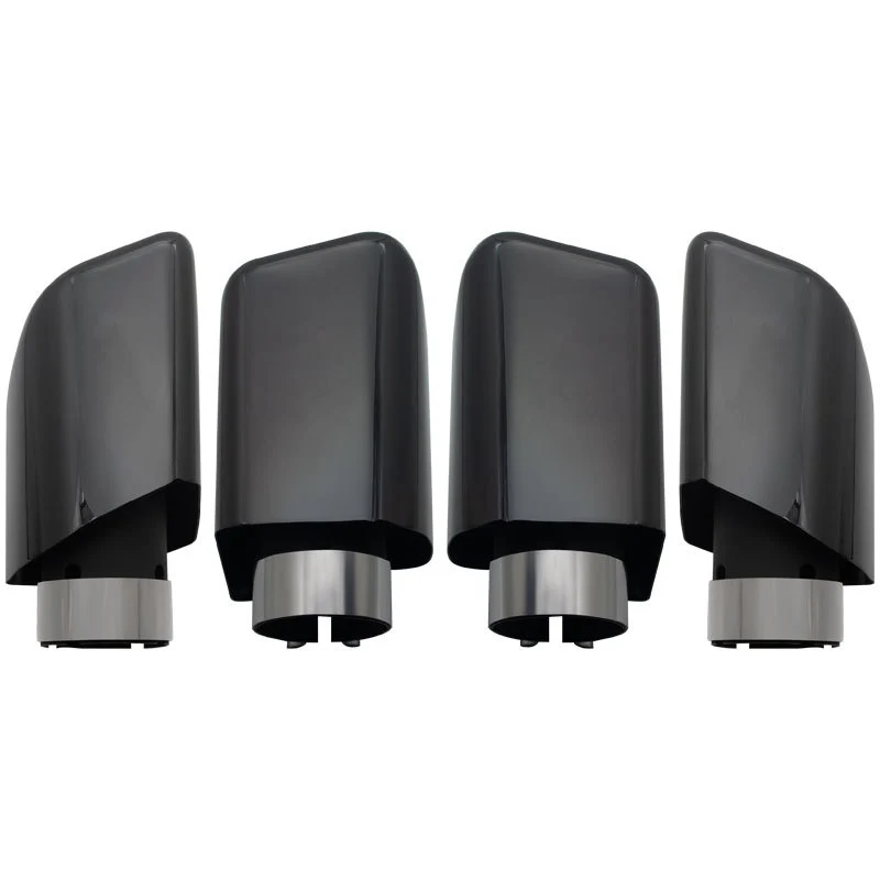 63mm Inlet 4pcs Exhaust Tips Angle-Cut for Porsche Cayenne Turbo - Image 9