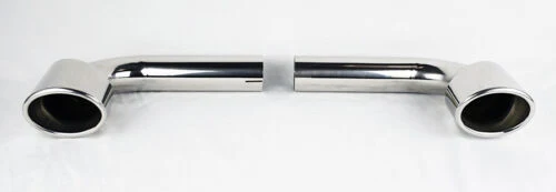 Stainless Exhaust Muffler Pipe Tips for Porsche 911 996 Carrera C2 C4 GT 1998-2005 - Image 2
