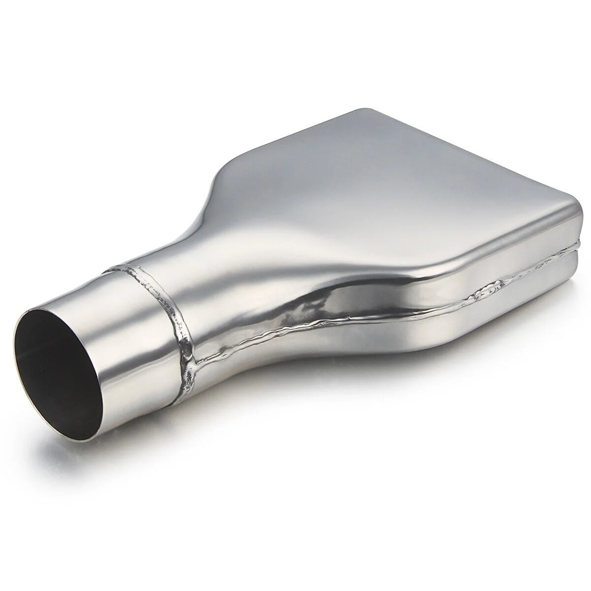 Stainless Steel Square Exhaust Tip 2.25" inlet 6" x 1.8"Outlet 10" Long Camaro - Image 7