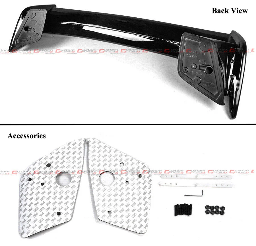 Gloss Black High Trunk Spoiler Wing for 2022+ Subaru WRX 2nd Gen Sedan - Image 2