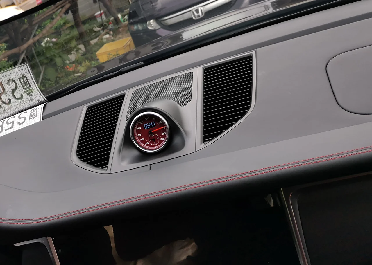 Stopwatch Cover + Chronometer Clock Stopwatch for Porsche 95B Macan 2014-2024 - Image 19