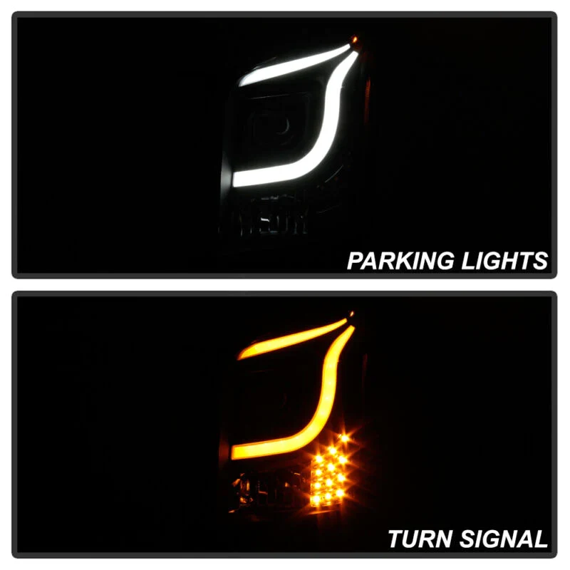White + Amber OLED Tube Projector Headlight For GMC Yukon XL 2015-2020 - Image 3