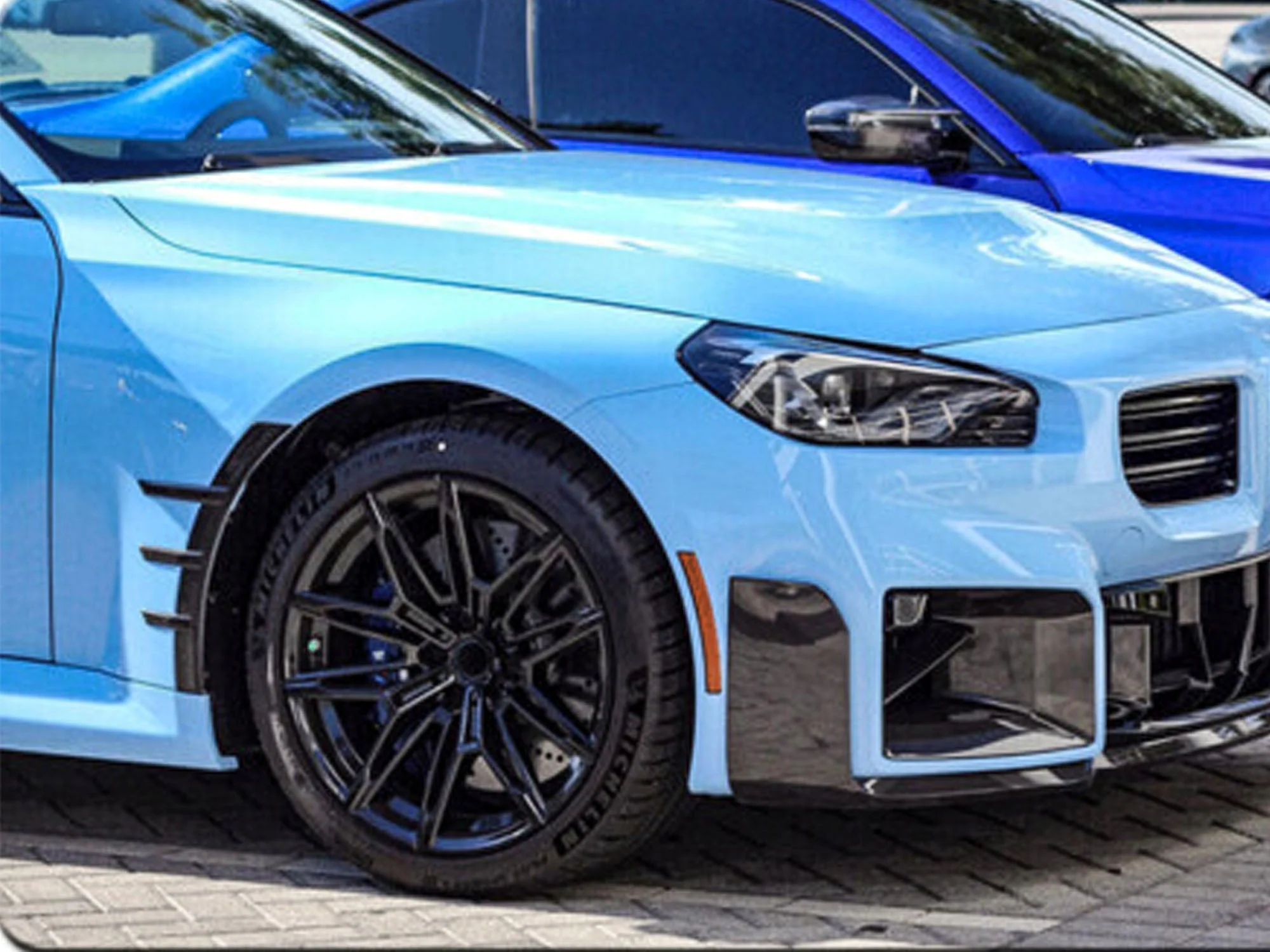 Dry Carbon Fiber Front & Rear Fender Arch Trims for BMW G87 M2 Coupe 2023 2024 - Image 3