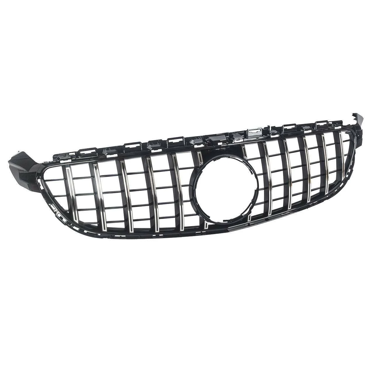 Front Bumper Grill Chrome/Black For Mercedes C-class W205 C205 C63 2015-2018 - Image 10