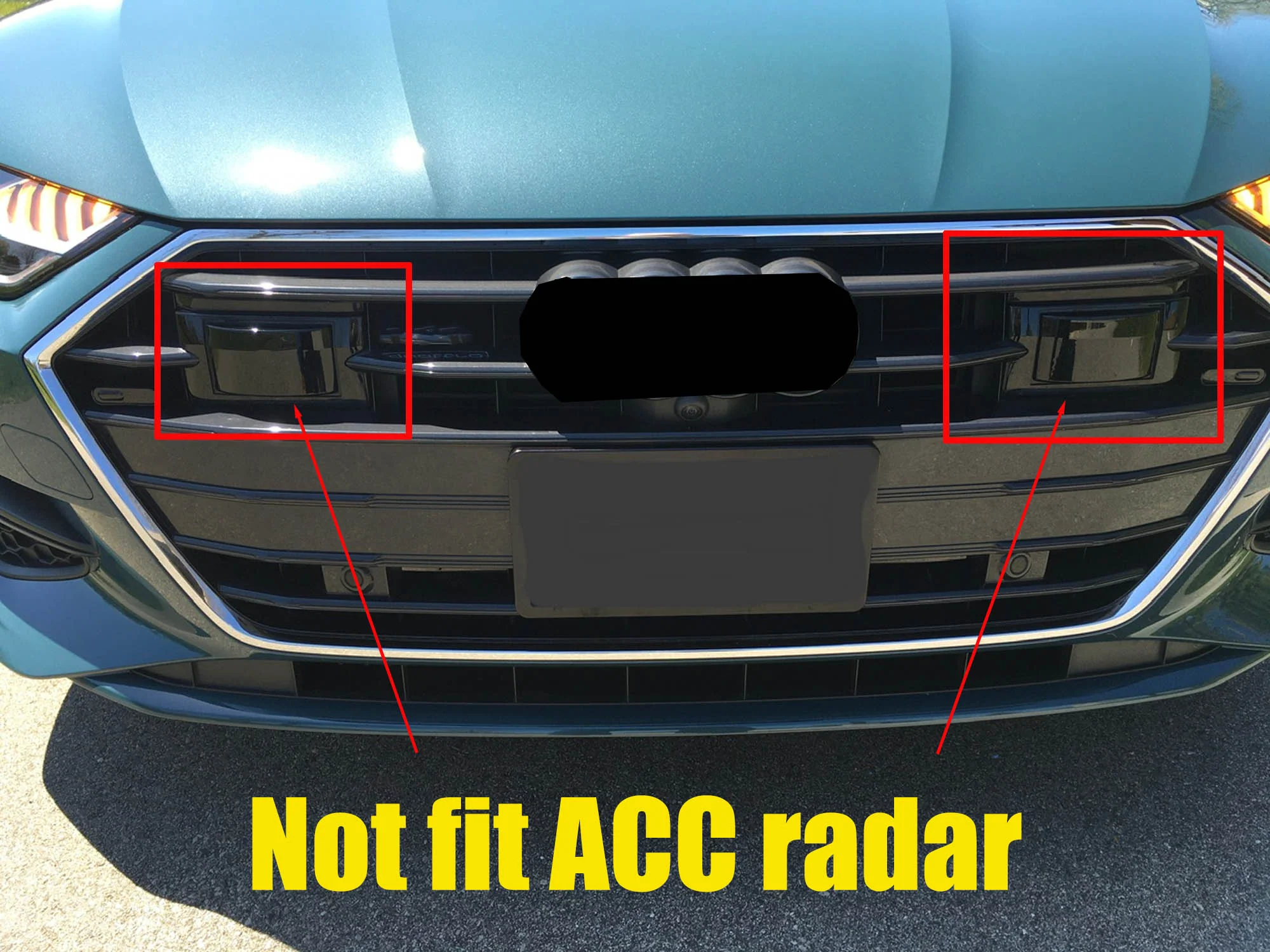 Gloss Black Honeycomb Front Grille for Audi A6 C8 S6 2019-2025 - Image 3