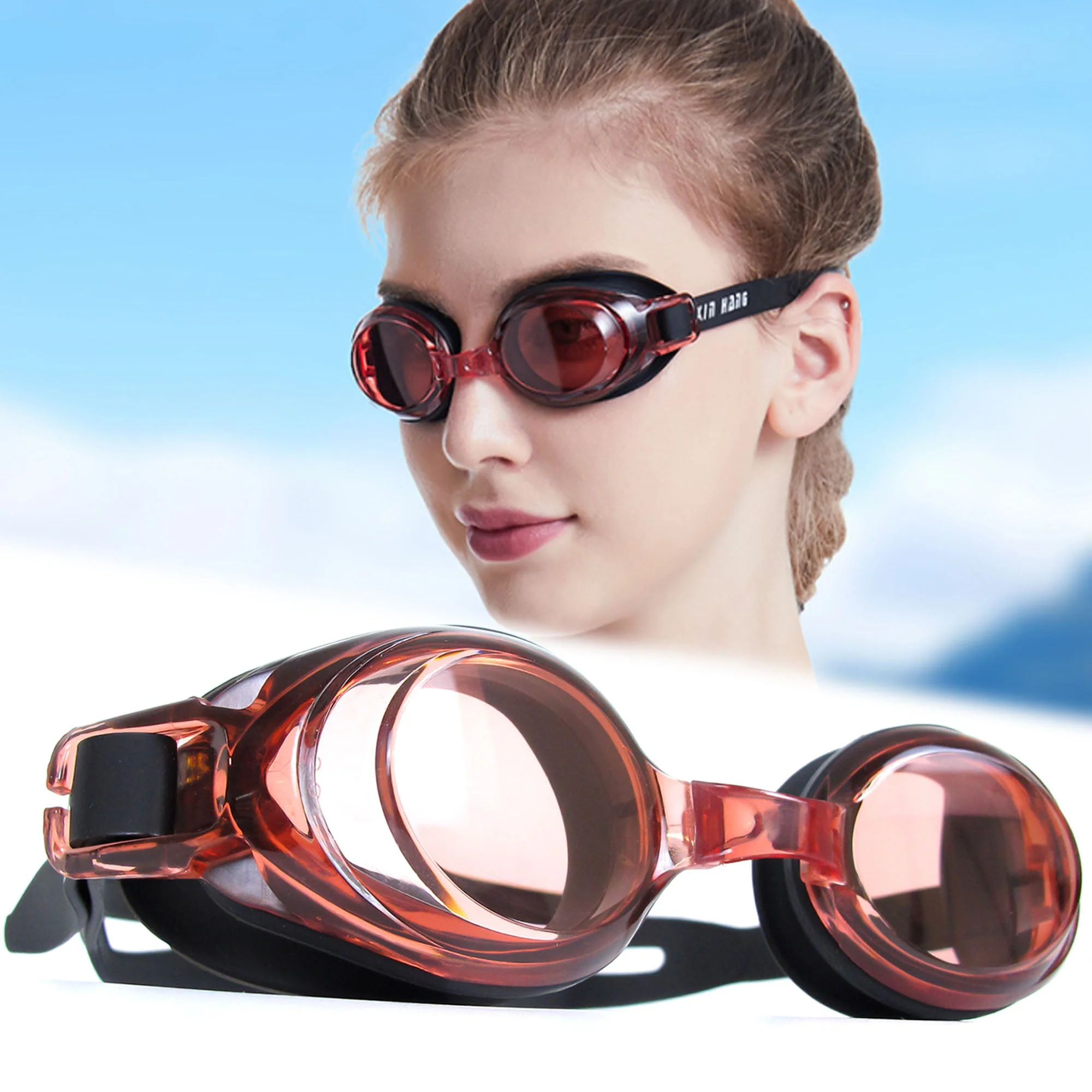 Waterproof Anti-fog Swimming Goggles Swim Glasses Adjustable -1.5 to -9 sg3 - Image 62