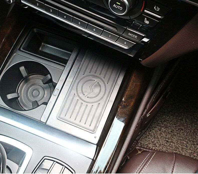Wireless Charger Cell Phone Qi Charging Station Pad for 2014-2018 BMW X5 F15 X6 F16 - Image 2